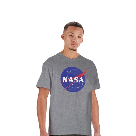 New! NASA Logo Gray T-Shirts - Picture 2 of 5